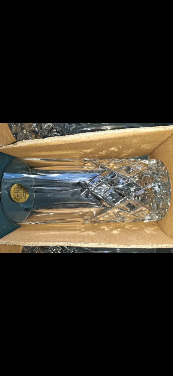 Set of 6 Capri Crystal "Orchestra" Highball Glasse - Image 1