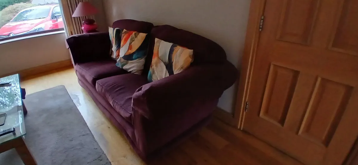 2 x 3 seater sofa couch - Image 1