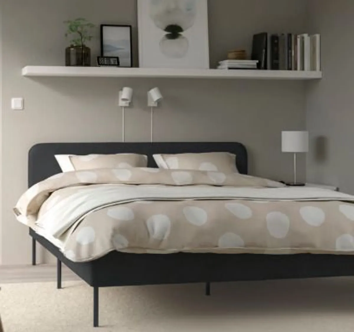 Bed frame and mattress - Image 1