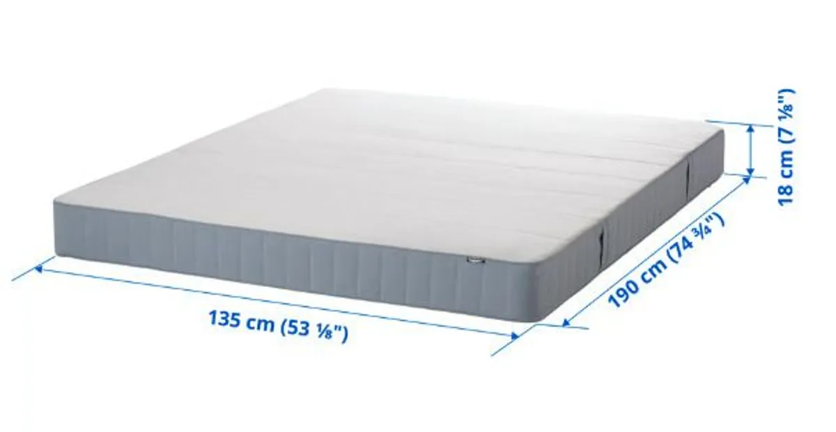 Bed frame and mattress - Image 3