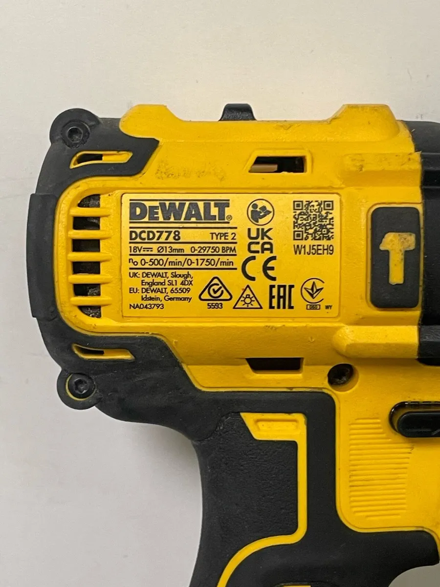 DeWalt DCD778 - Brushless Combi Drill Baretool - Image 4