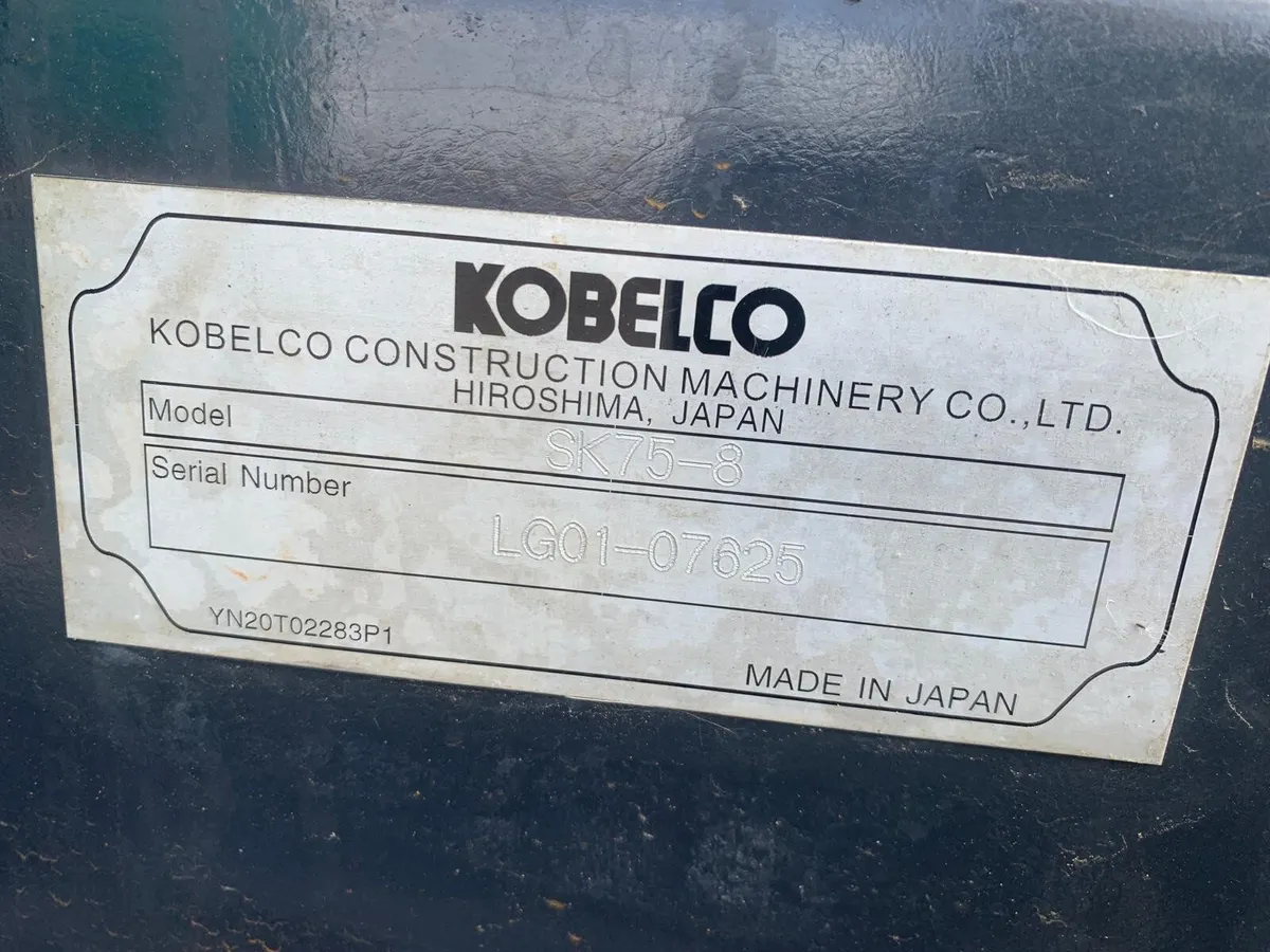 KOBELCO SK75-8, JAPANEESE SPEC - Image 4
