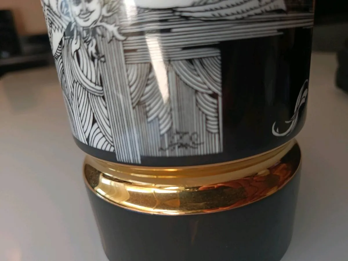 Large Endre Szász Bauhaus large vase - Image 3