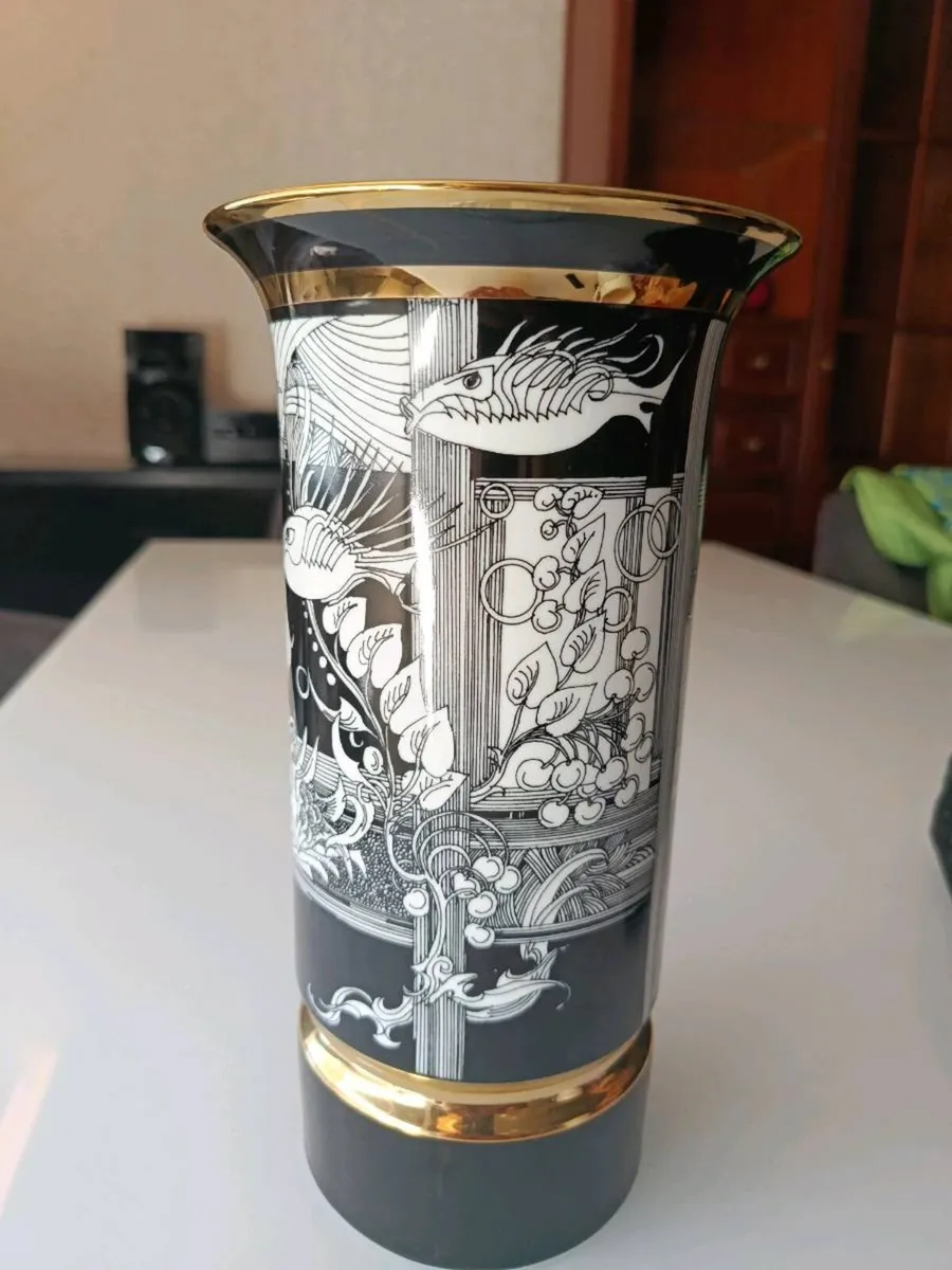 Large Endre Szász Bauhaus large vase - Image 4
