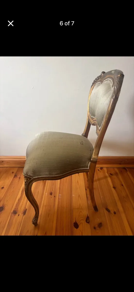 Two Palais De Versailles / French Bedroom Chairs - Image 3