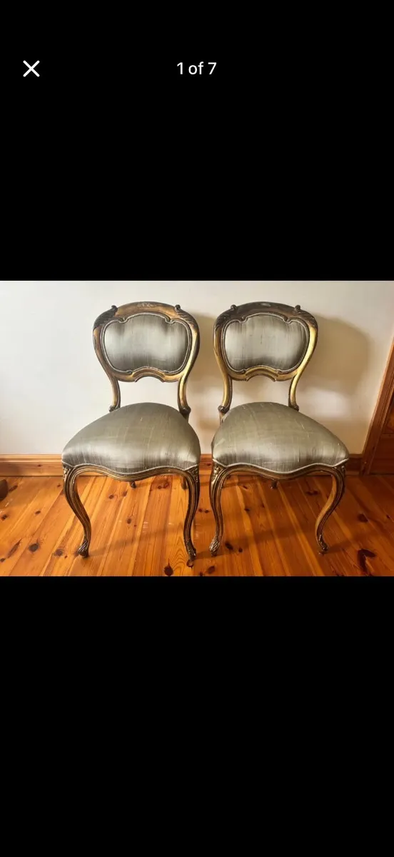 Two Palais De Versailles / French Bedroom Chairs - Image 1