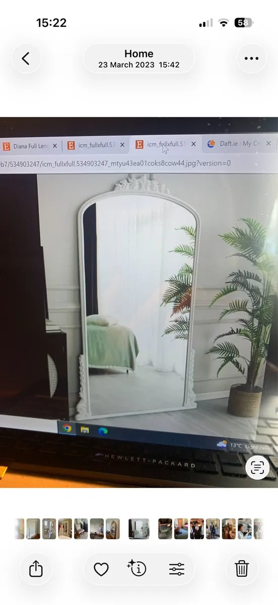 Large Ornate Mirror - Image 1