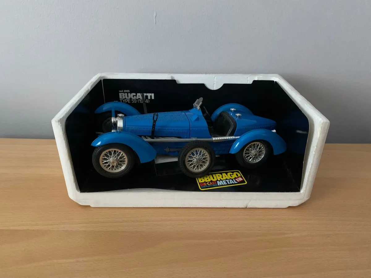 Bugatti Type 59 (1934) 1/18 Burago Model Car - Image 3