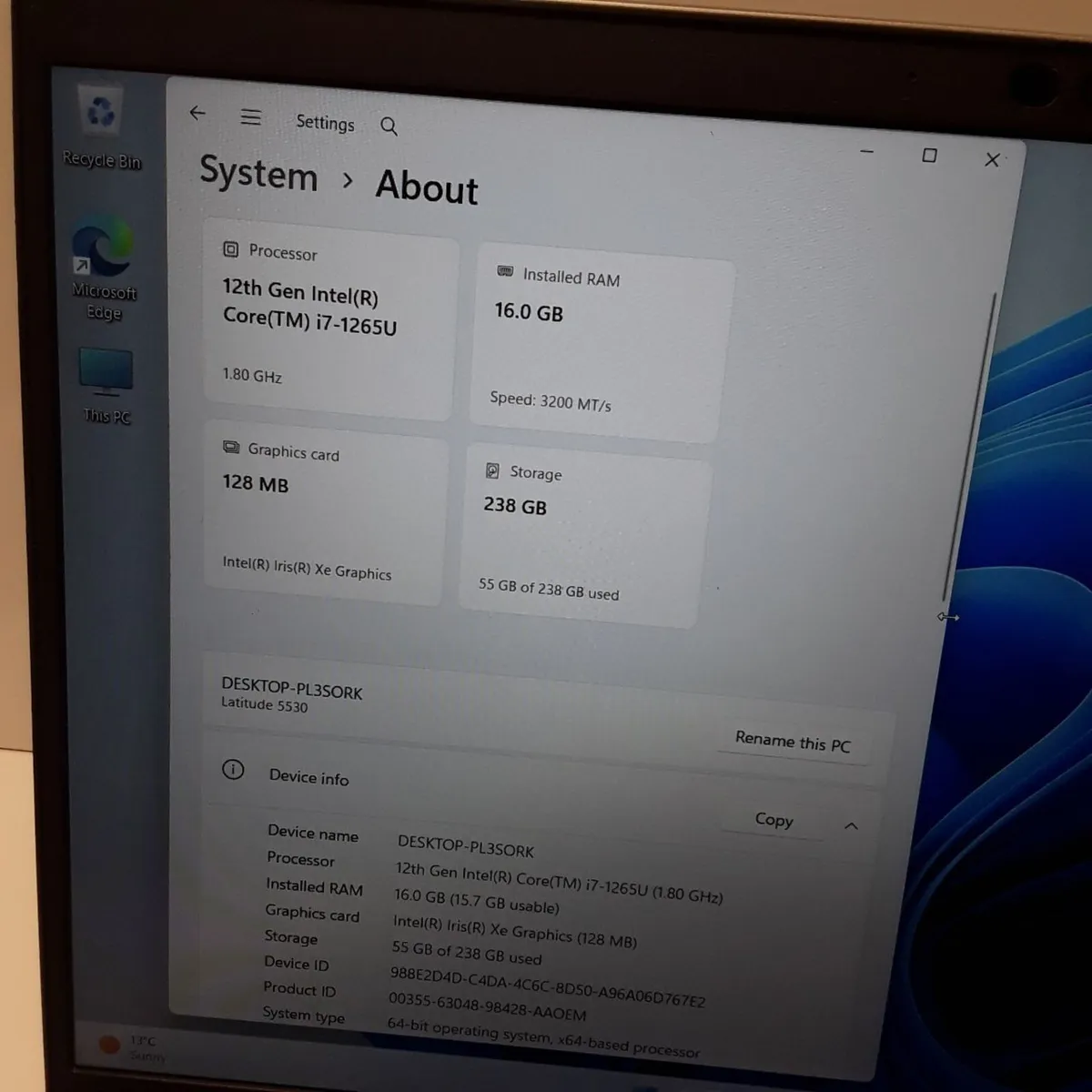 Dell Latitude 5530 | Intel Core i7-1265U | 16GB - Image 4