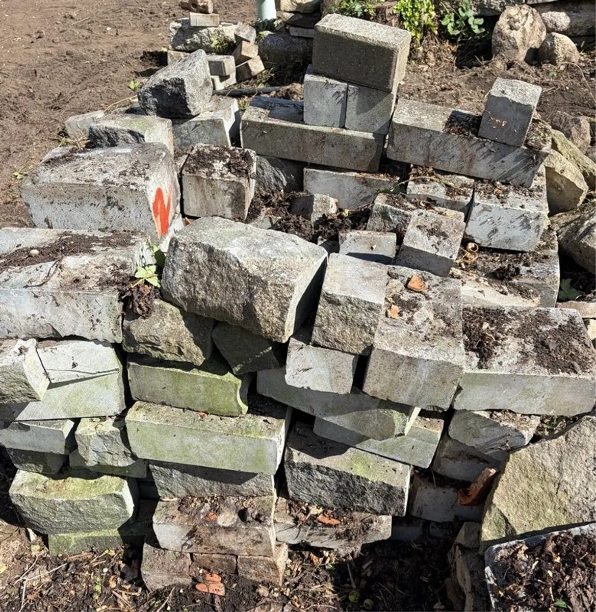 Limestone blocks various sizes
