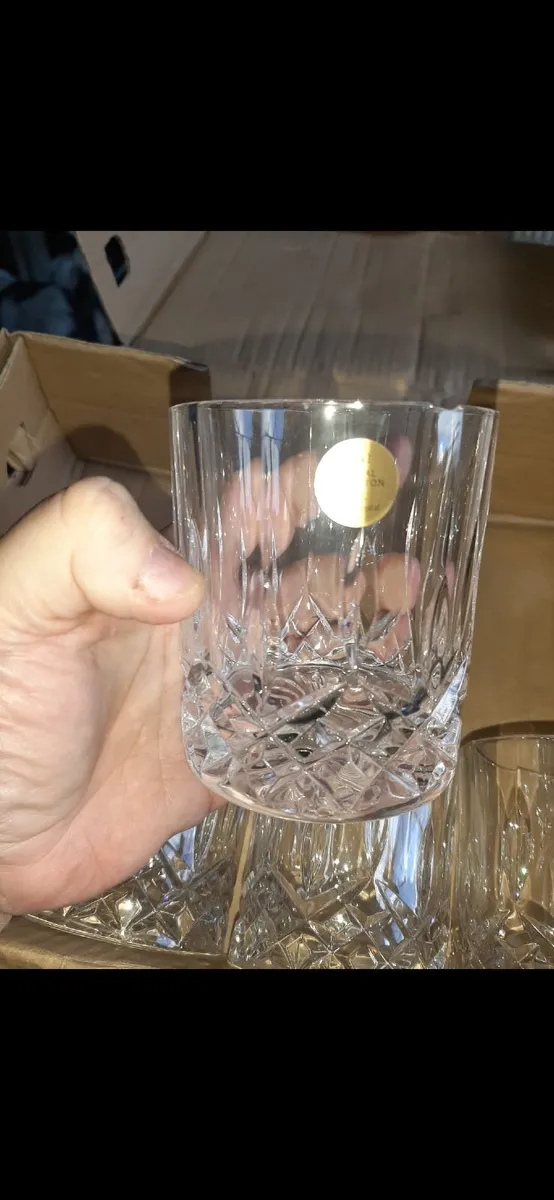 3 x Royal Doulton Whiskey Glasses - Image 3