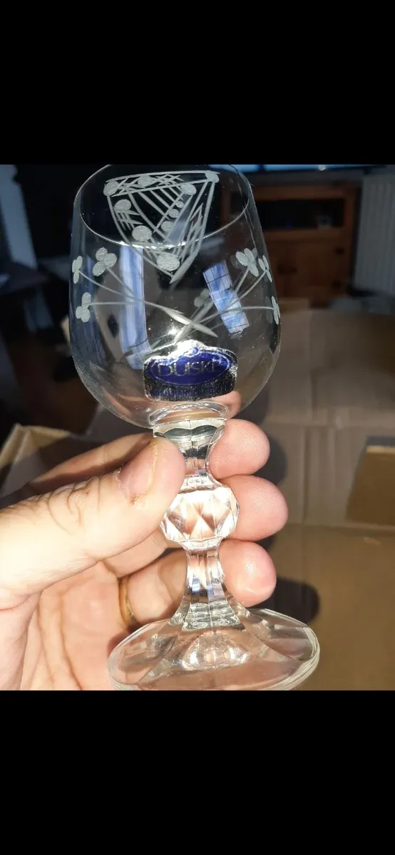 Duiske Glass Sherry/Port Glasses 'Aine' - Image 1