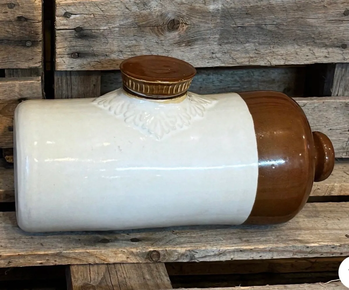 Victorian period bed warming bottle