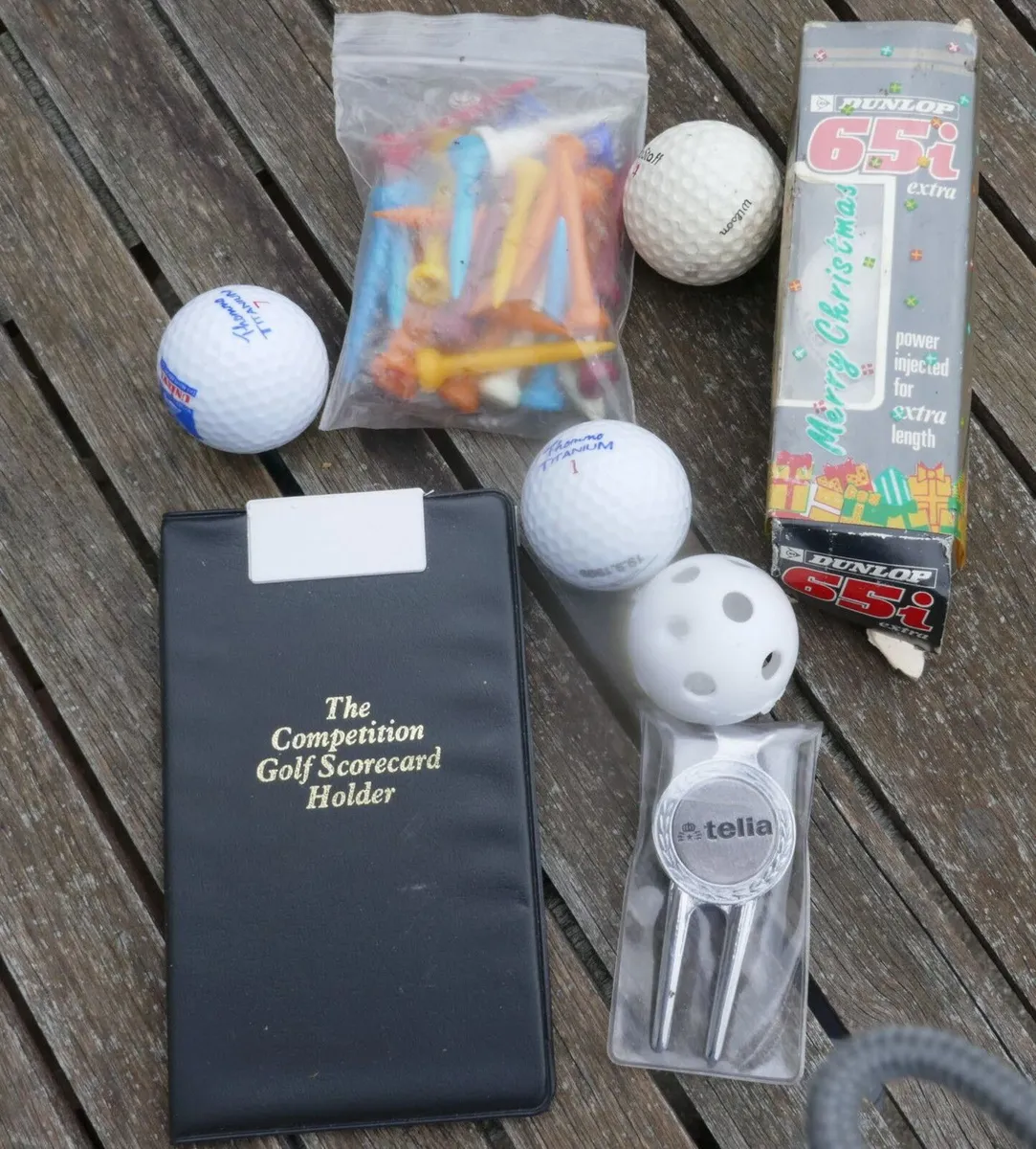 Golf balls & other stuff.