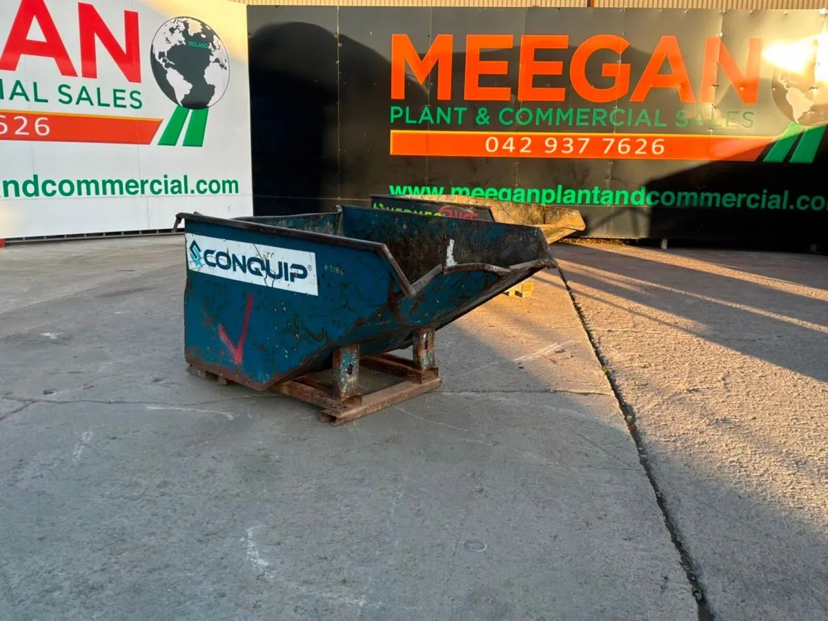 Conquip 1200 litres teleporter tipping skip.....31 - Image 3