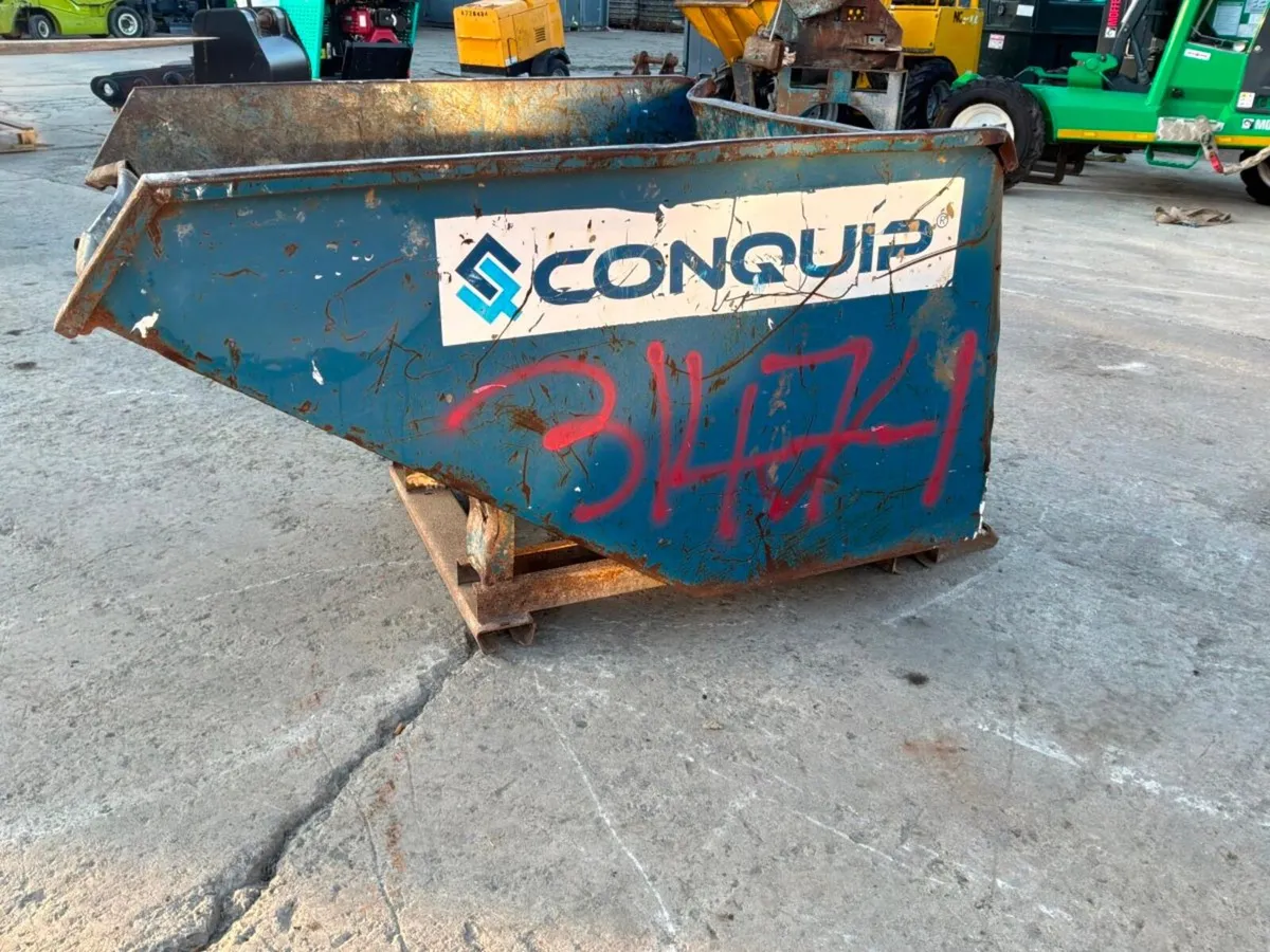 Conquip 1200 litres teleporter tipping skip.....31 - Image 4