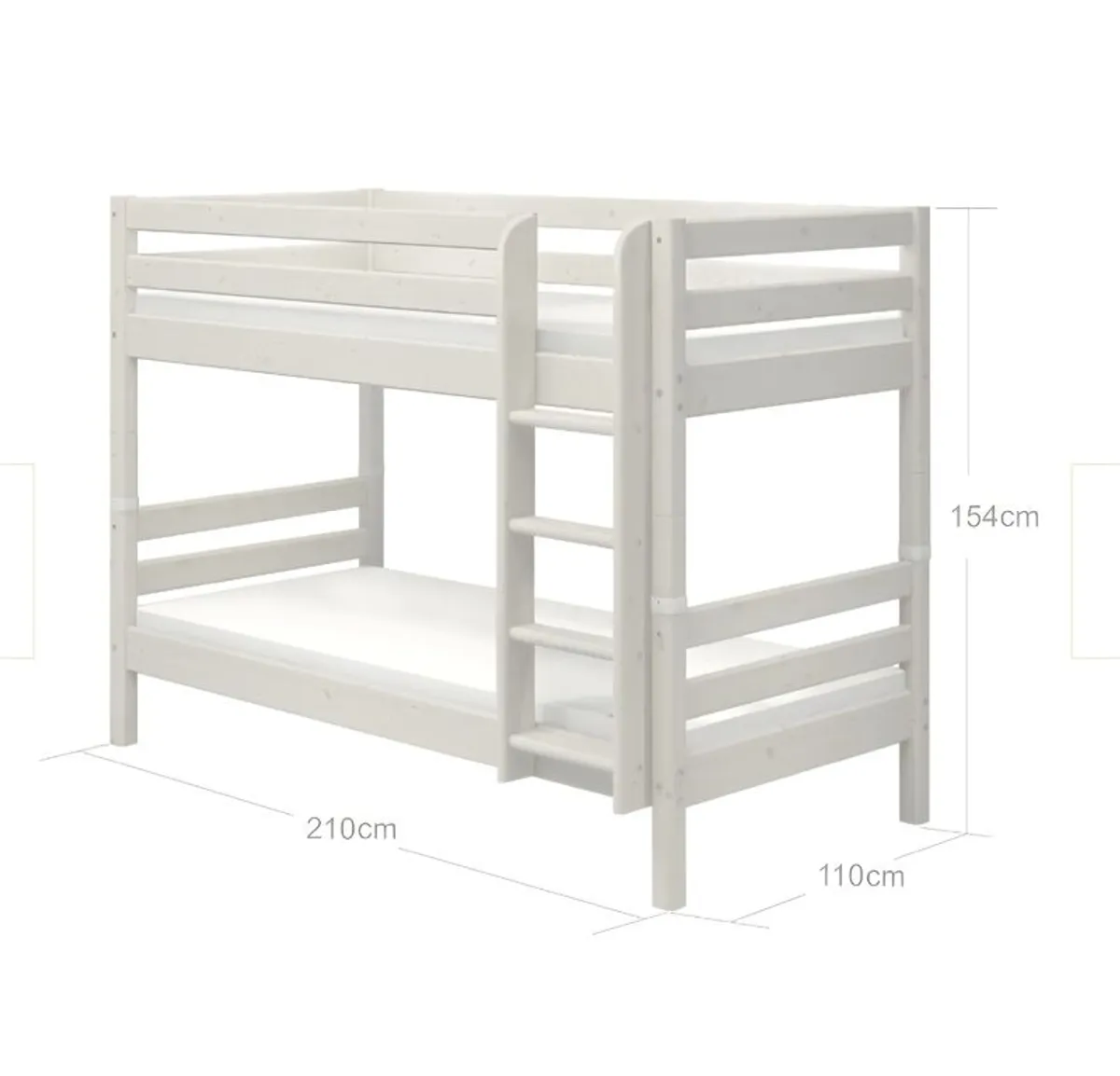 Flexa white classic bunk beds - Image 1