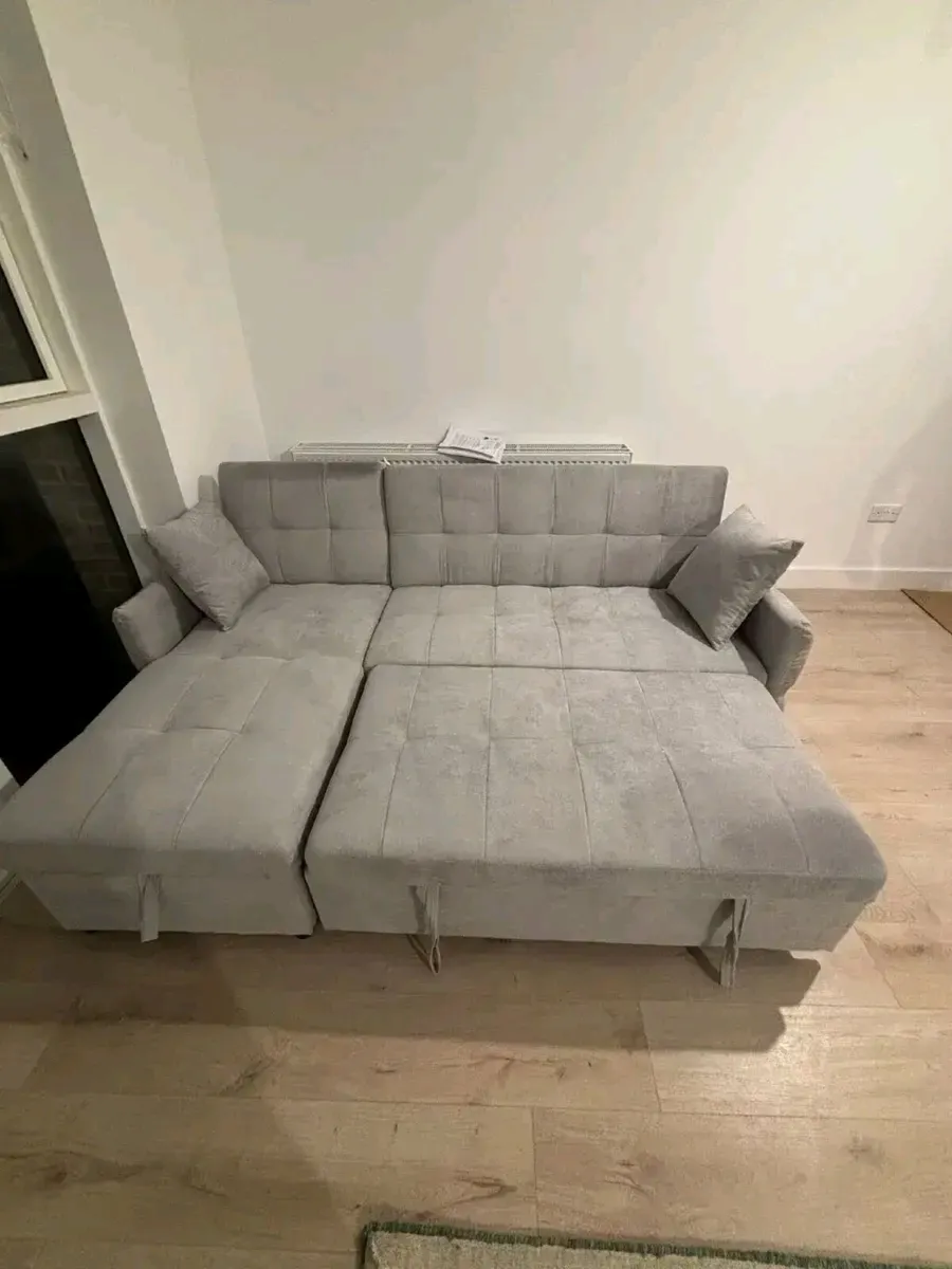 Corner L Shaped Sofa Bed With Storage - Image 3