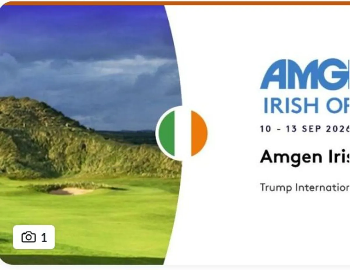 Irish Open Ticket SUNDAY