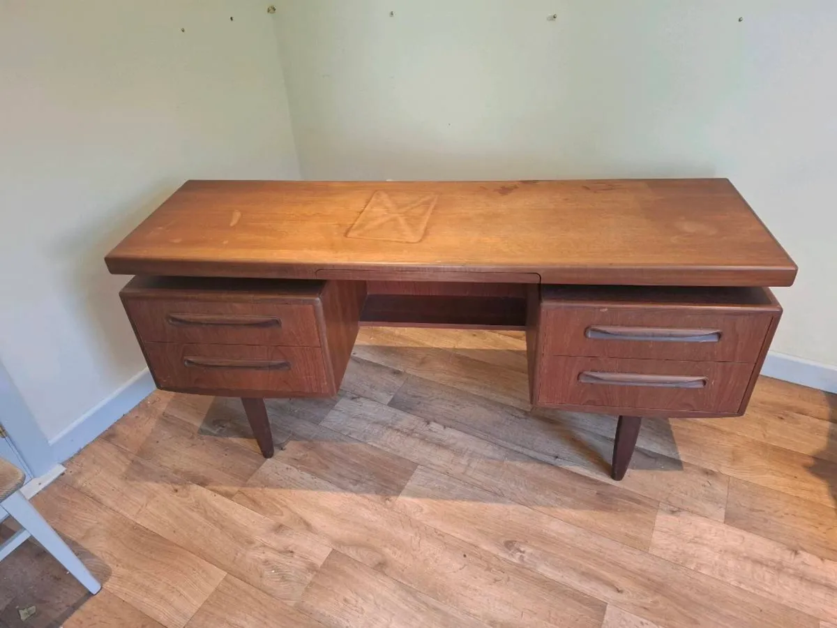MidCentury G Plan Fresco Teak Dressing Table/ Desk - Image 3