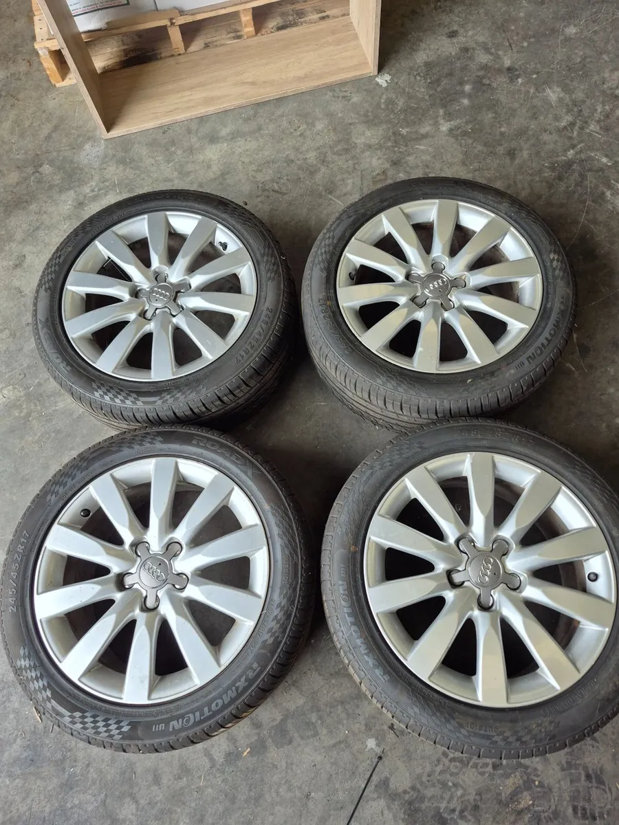 17" Audi Alloys  & tyres - Image 2
