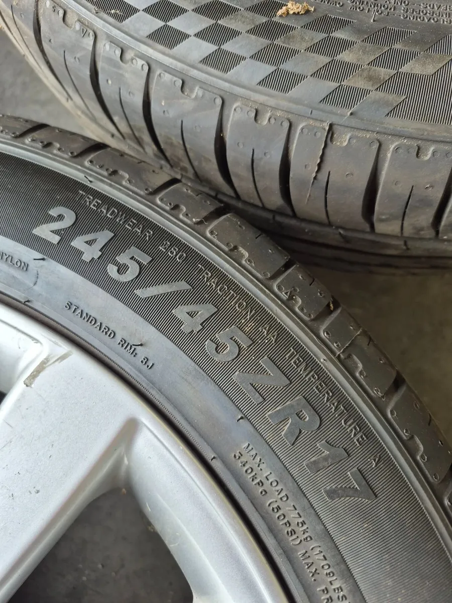 17" Audi Alloys  & tyres - Image 4