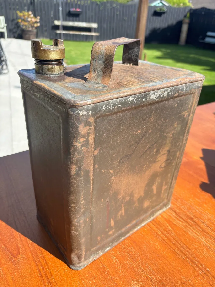 Vintage military war department stamped petrol can - Image 1