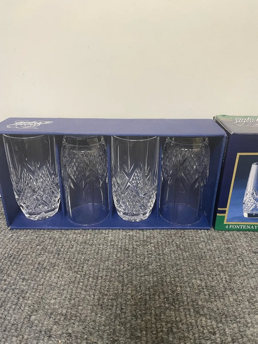 4 Fontenay Crystal Glasses Cristal d’Arques - Image 2