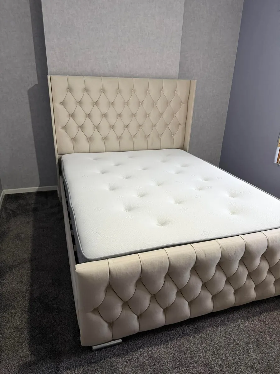 Double & King Size Bed Frames + Mattress Optional - Image 3