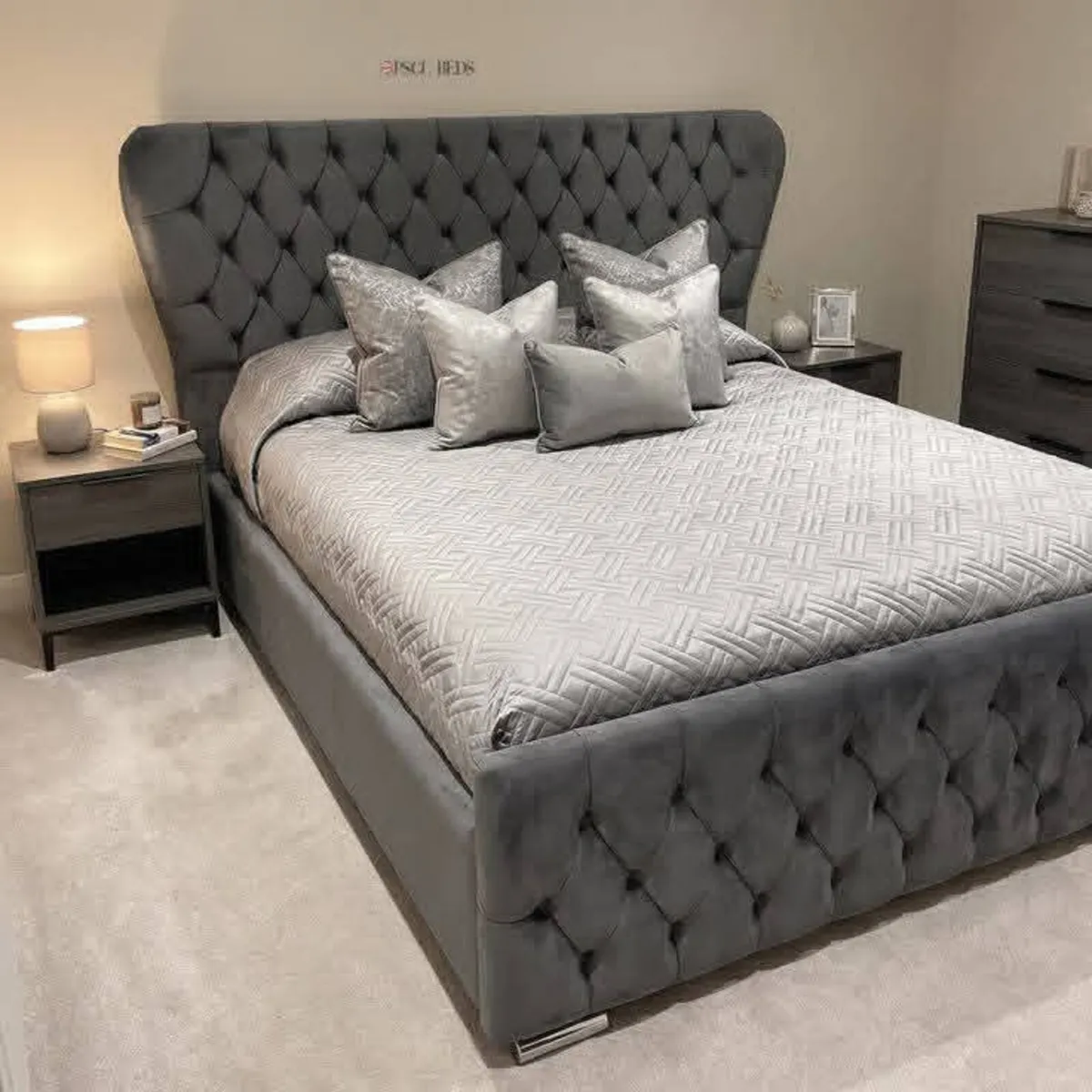 Double & King Size Bed Frames + Mattress Optional - Image 1