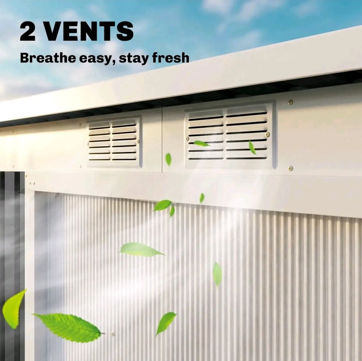 Brand New 9x4ft metal shed - Image 4