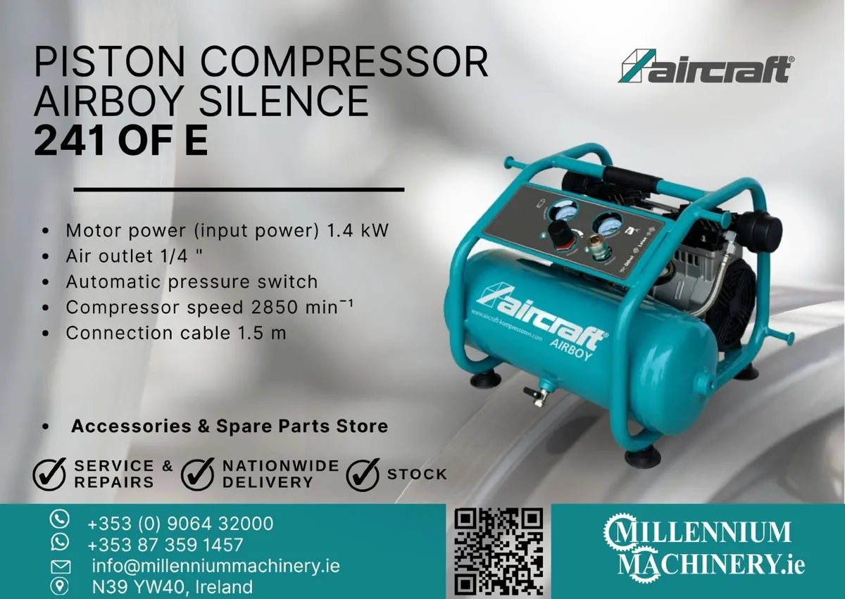 Aircraft Piston compressor AIRBOY SILENCE 241 OF E - Image 1