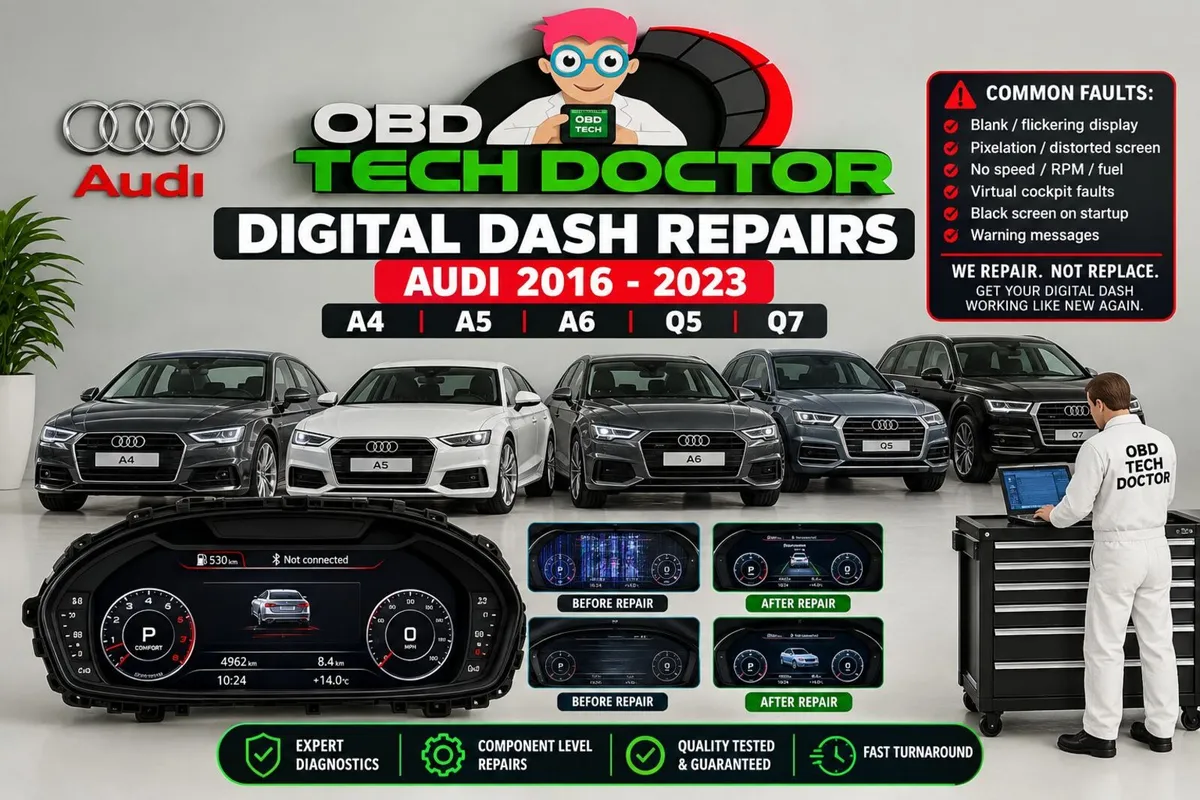 AUDI DIGITAL DASHBOARD REPAIR SERVICES - Image 1