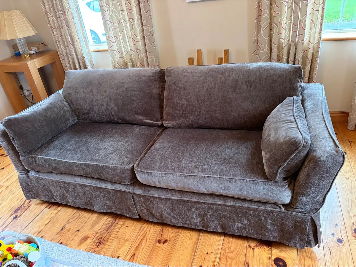 Feather And Down Two Seater Couch - Image 4