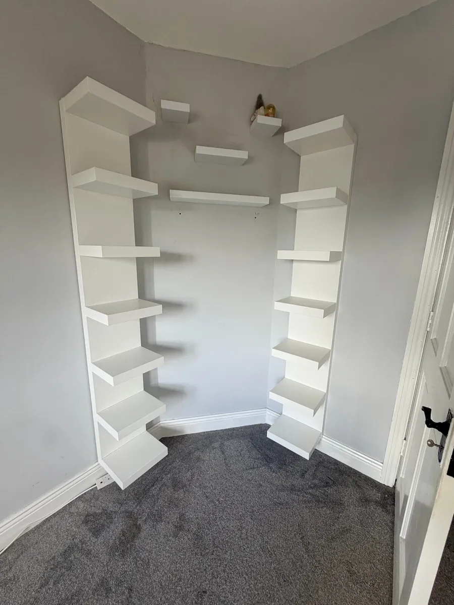 White IKEA Shelving