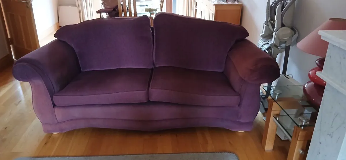 2 x 3 seater sofa couch - Image 4