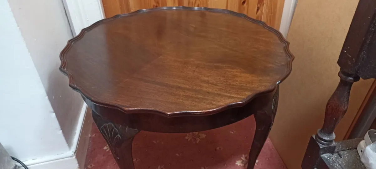 1940s Mahogany Coffee  Table - Image 1