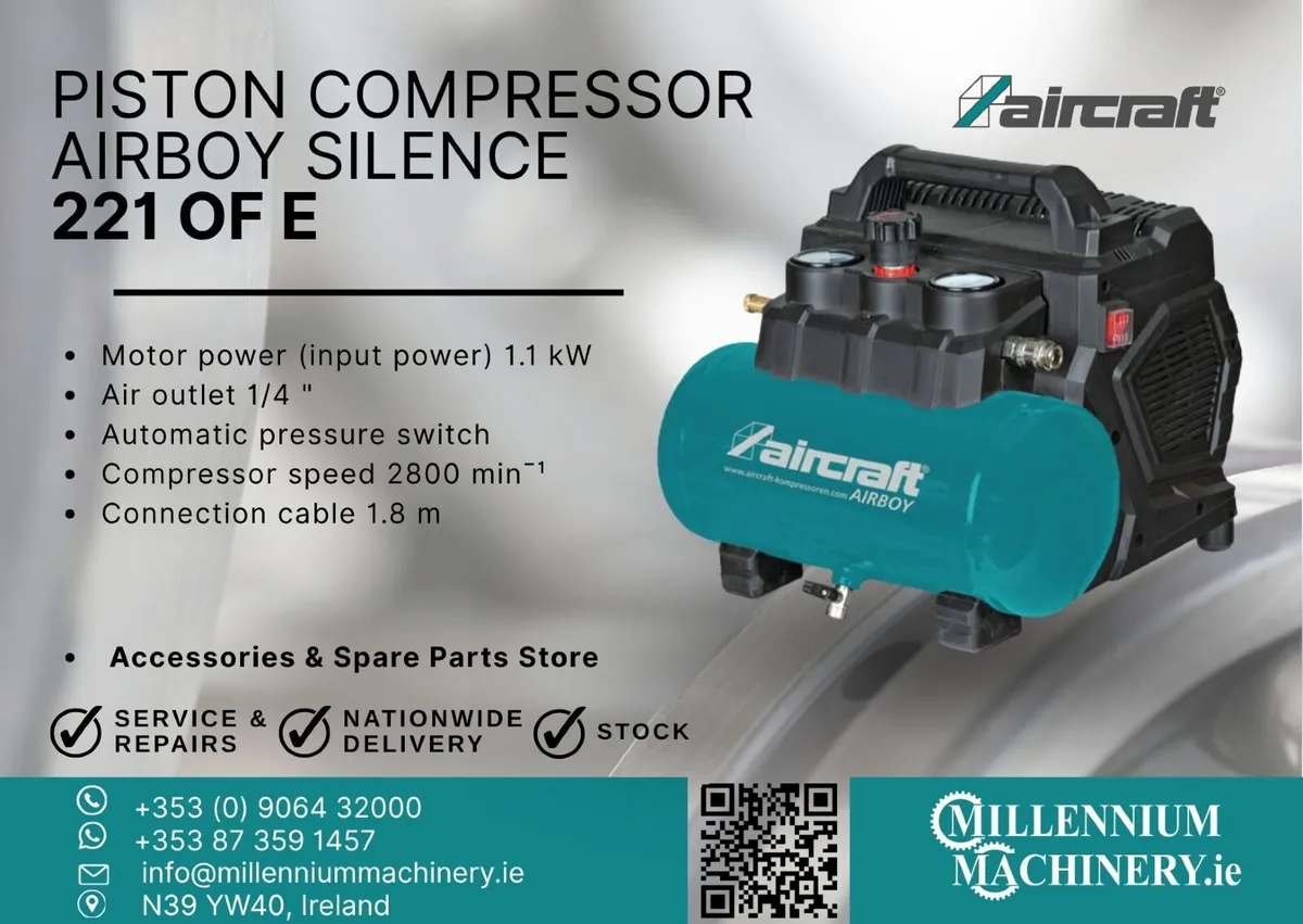 Aircraft Piston compressor AIRBOY SILENCE 221 OF E - Image 1