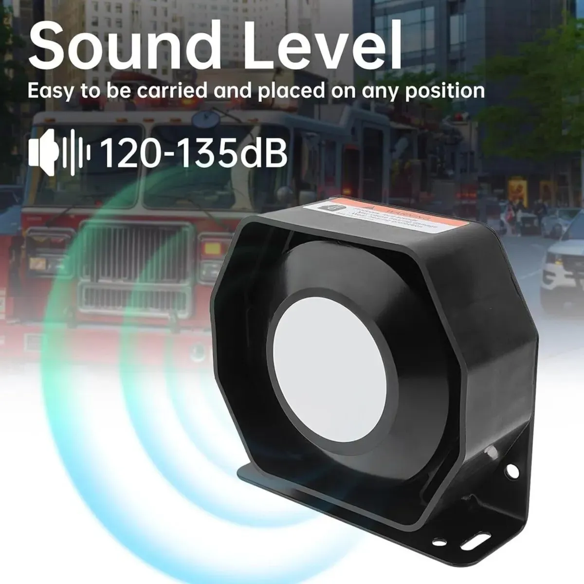 Car Warning Alarm Siren Loud Speaker 200W - Image 2