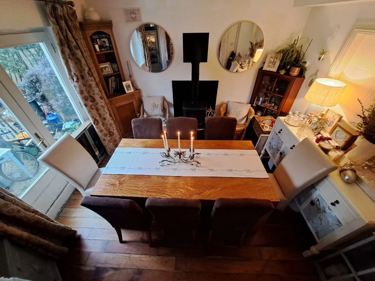 Dining room set of table and chairs - Image 4