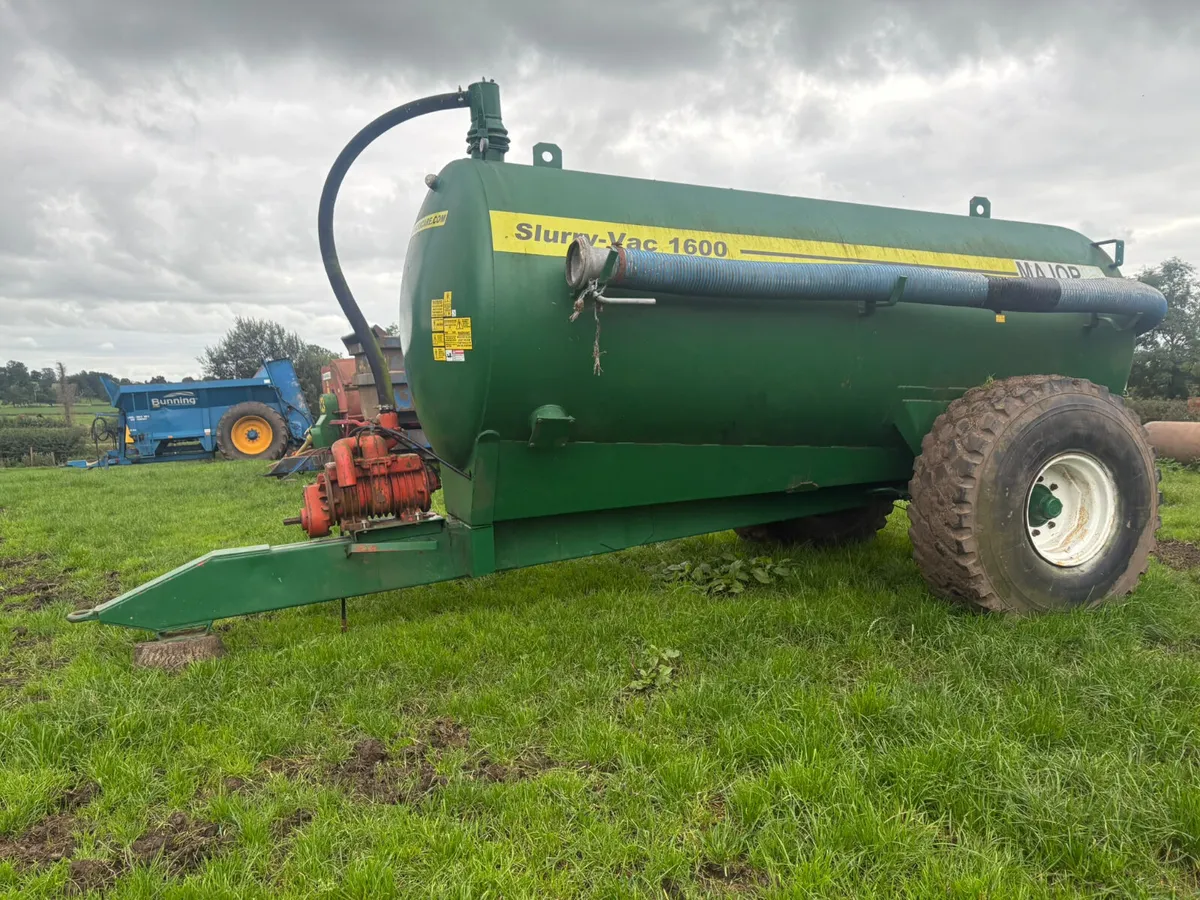 MAJOR SLURRY VAC 1600G TANKER - Image 1