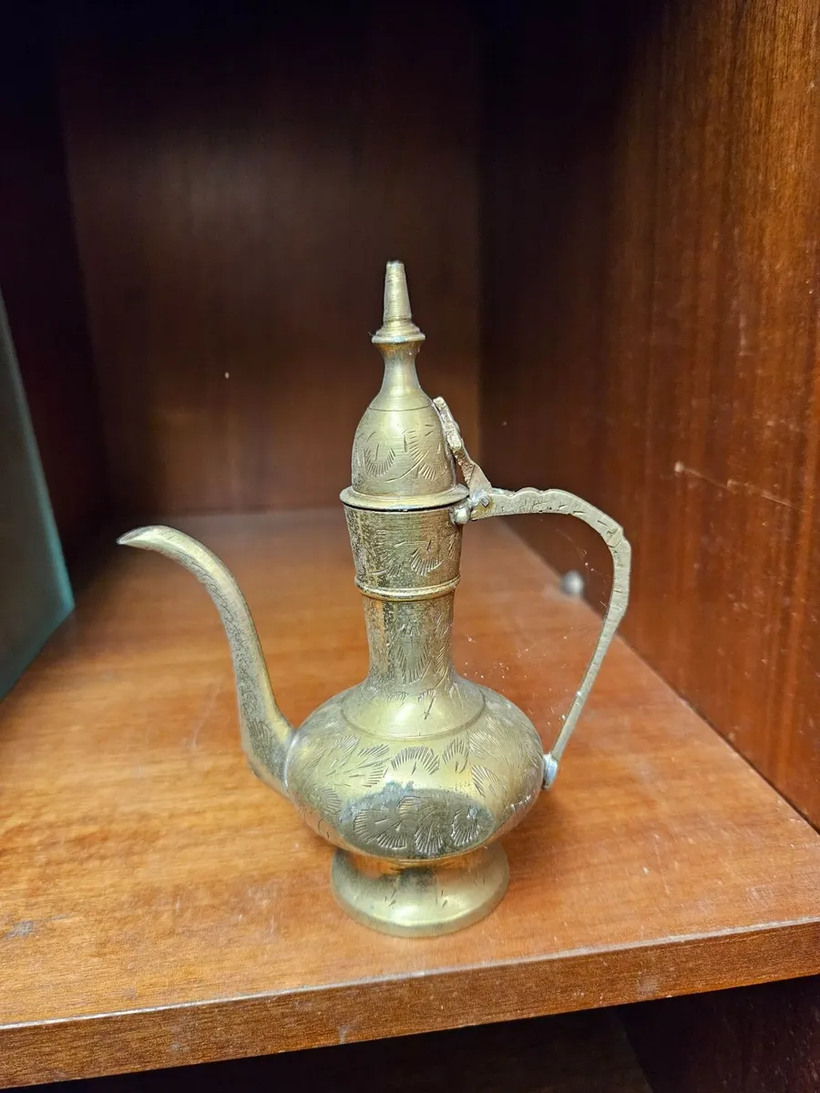 Vintage Brass Carafe - Image 3