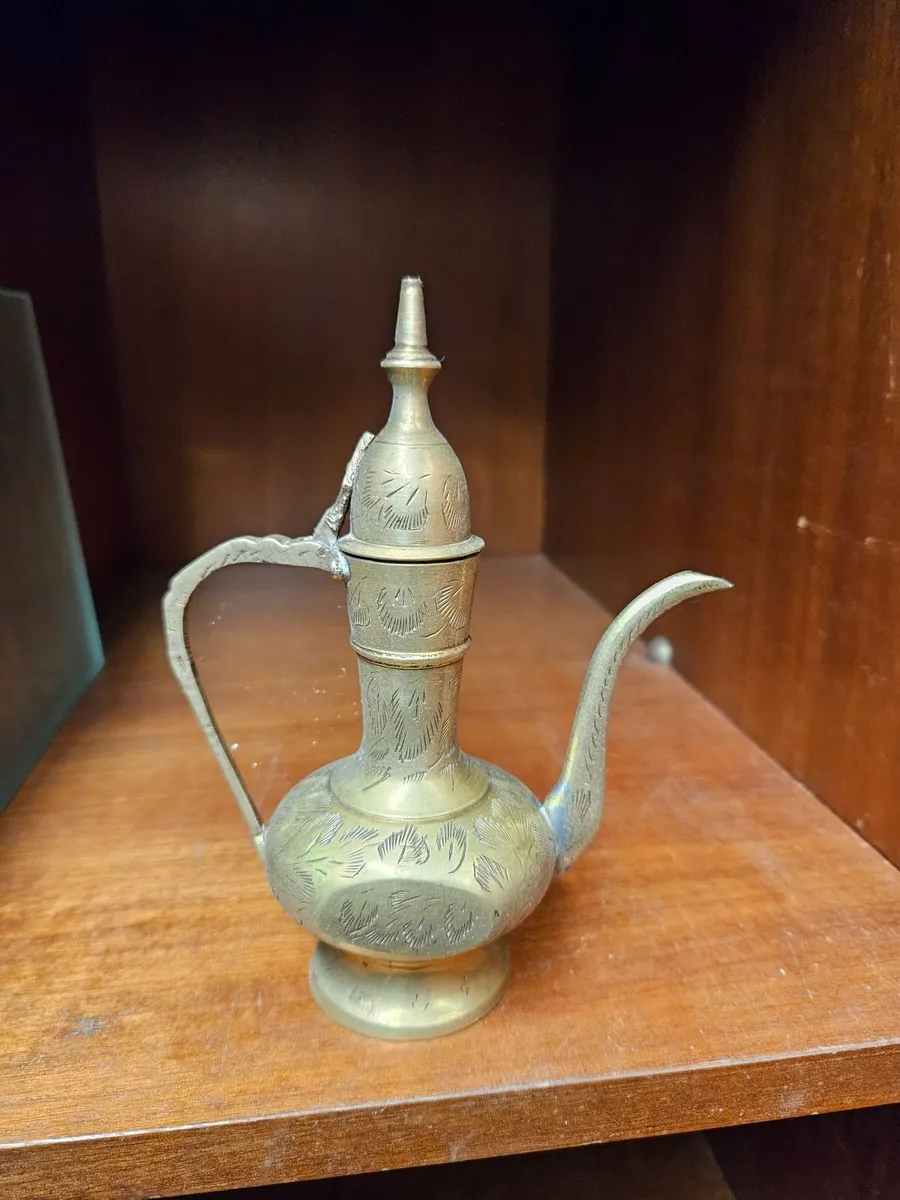 Vintage Brass Carafe - Image 1