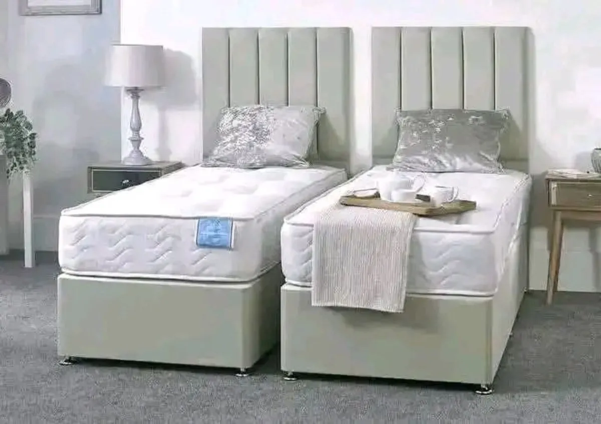 Brand New Divan Bed – Mattress Included – Fast Del - Image 2