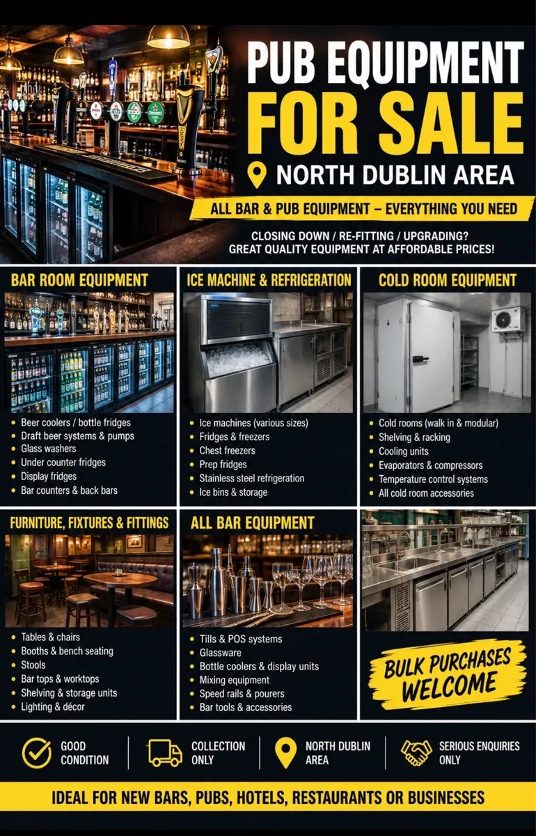 Pub Equipment/furniture