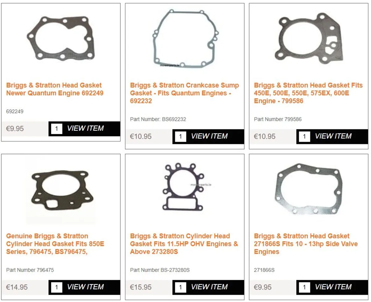 Briggs & Stratton Spare Parts - Image 4