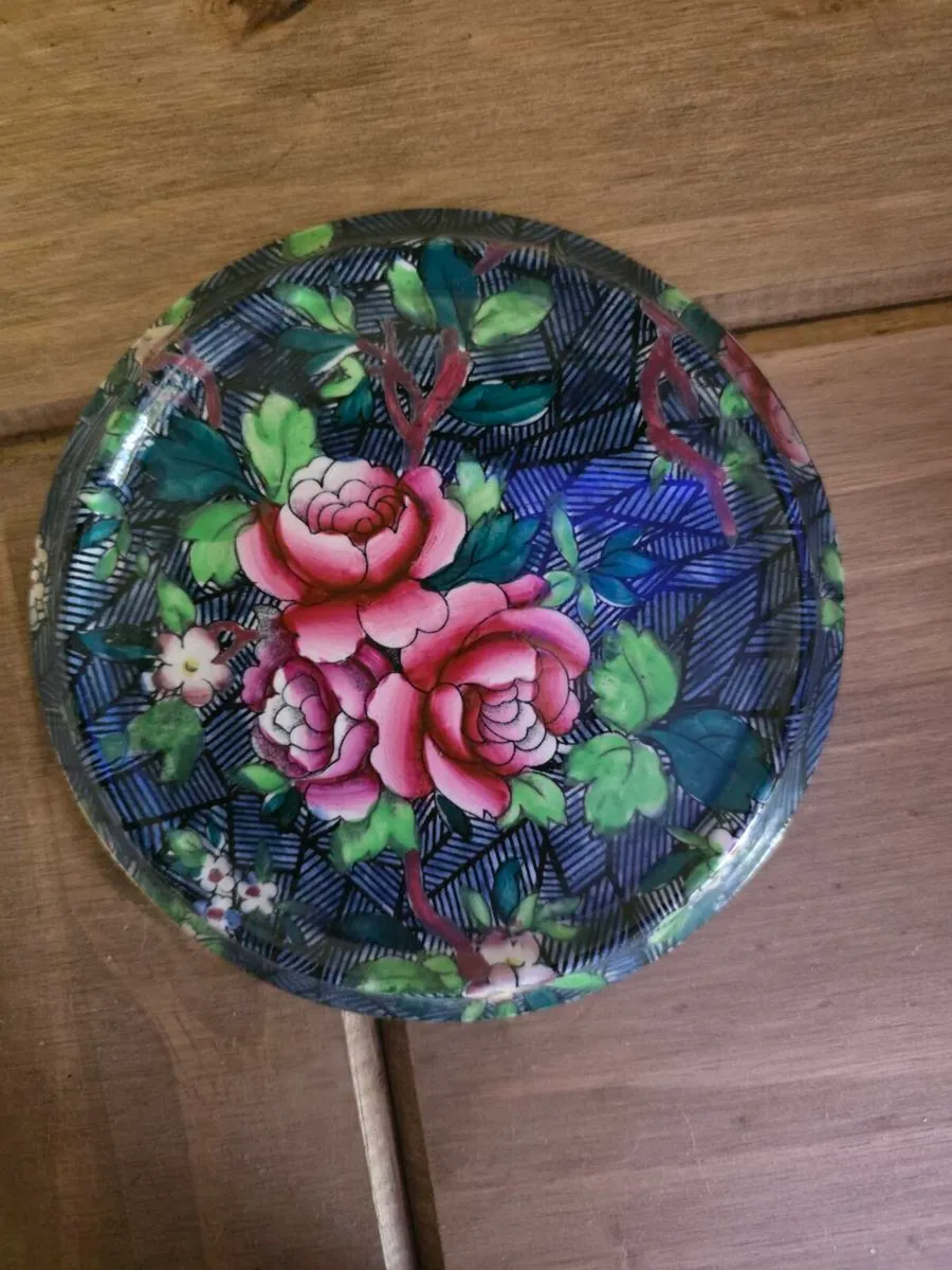 Mid 20th Century Chintz biscuits Barrel - Image 3