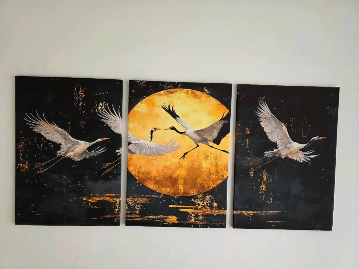 3 framed printed canvas 45x65cm - Image 4