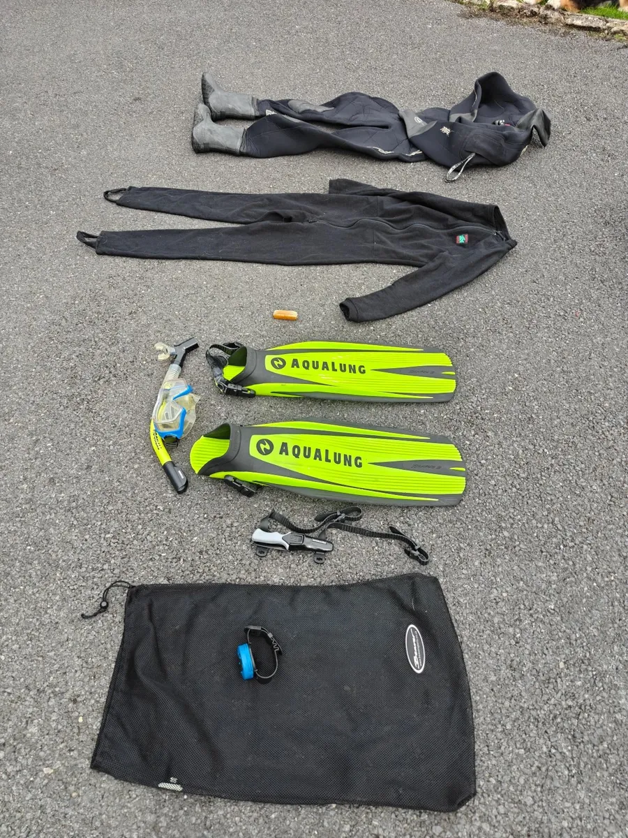 Complete diving gear set - Image 1