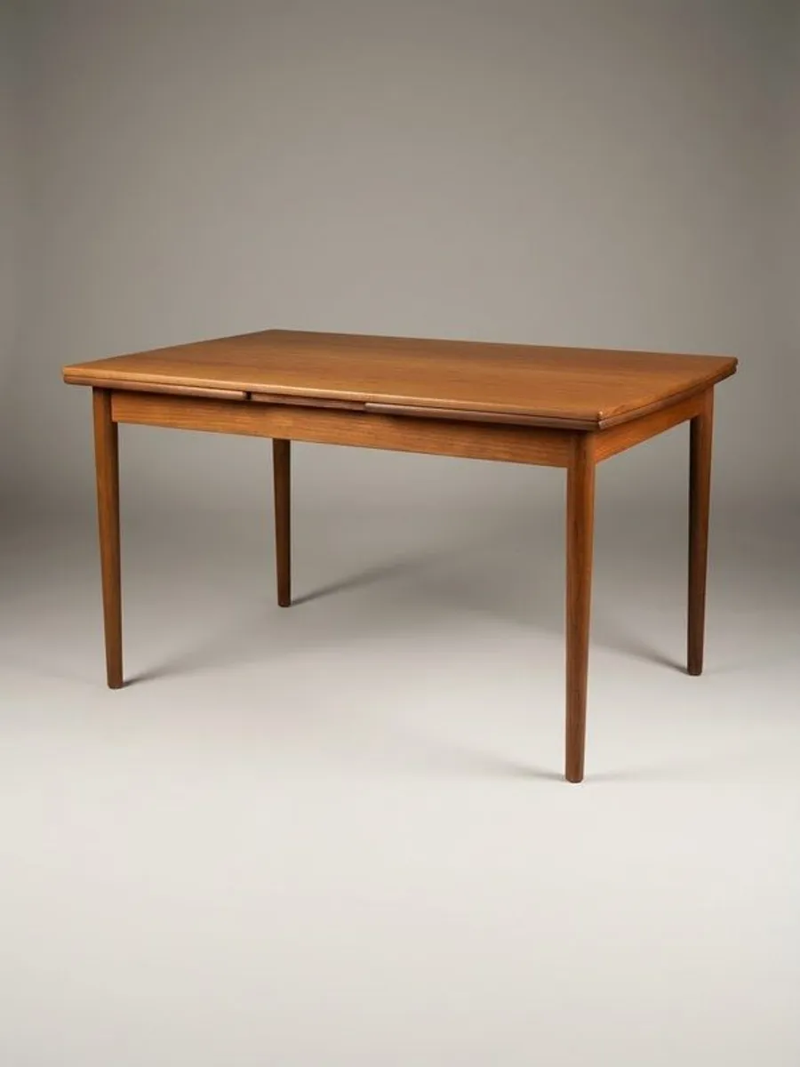 Mid-Century Danish Teak Dining Table (1960s) - Image 1